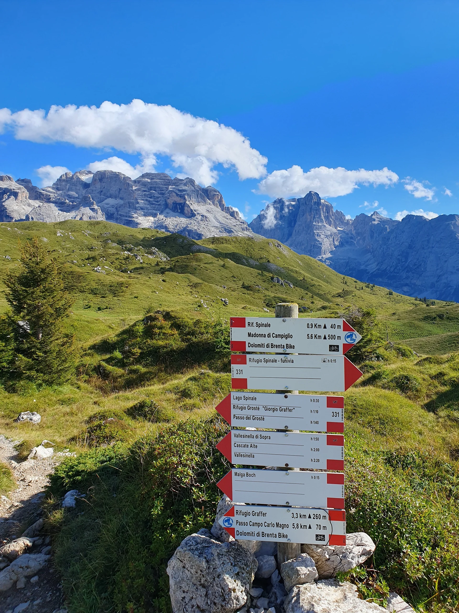 Wegweiser - noch 3,3 km | © Andreas Böttcher / DAV Mainz