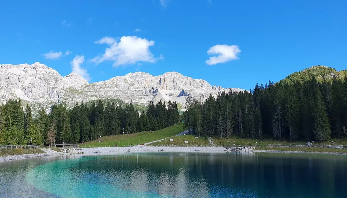Brenta-Gipfel über Speichersee | © Andreas Böttcher / DAV Mainz