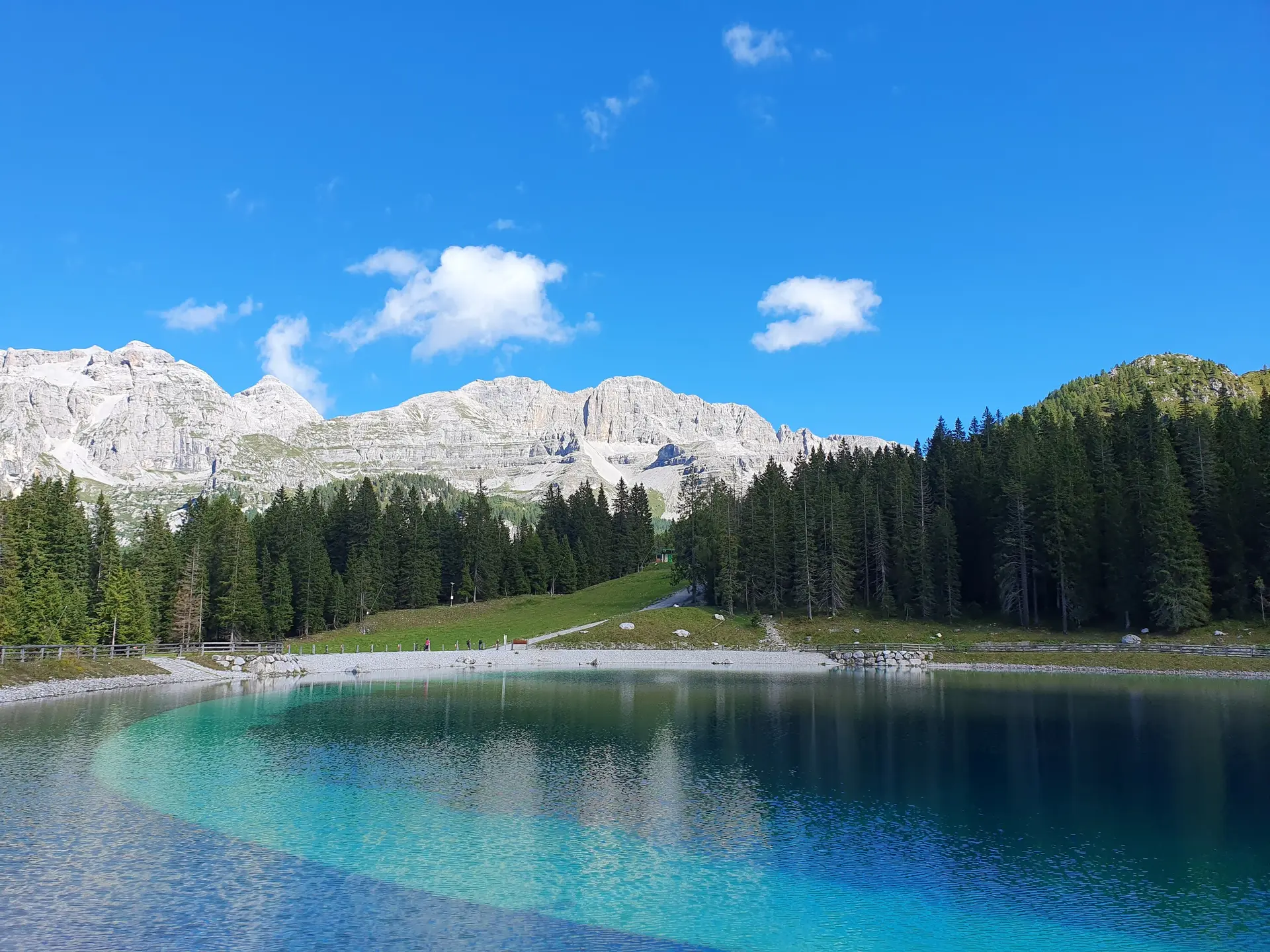 Brenta-Gipfel über Speichersee | © Andreas Böttcher / DAV Mainz