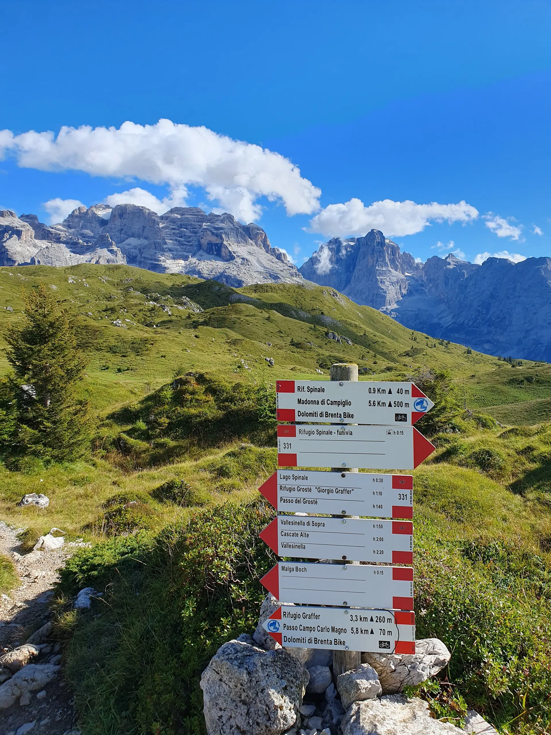 Wegweiser - noch 3,3 km | © Andreas Böttcher / DAV Mainz