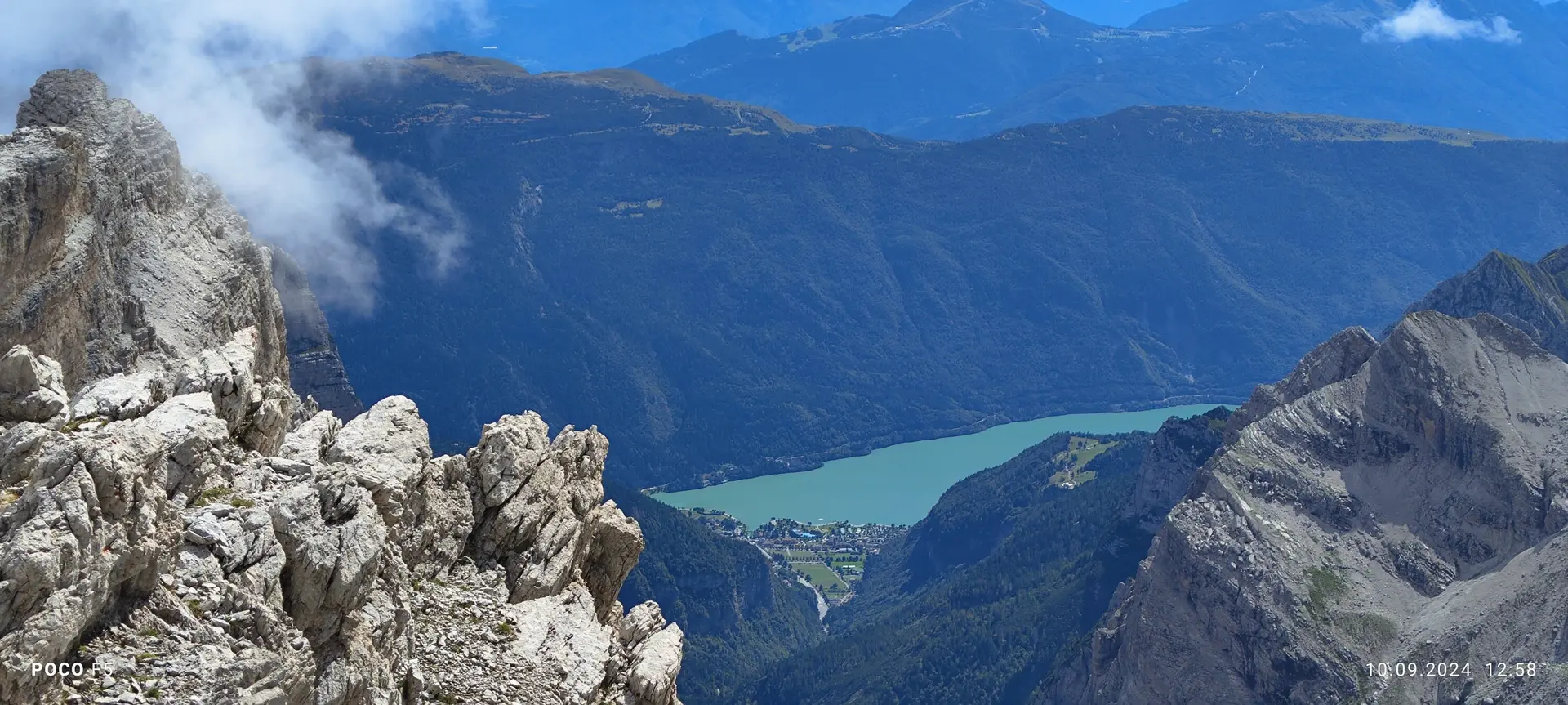 Ausblick auf den Lago di Molveno | © Erika Chaari  / DAV Mainz
