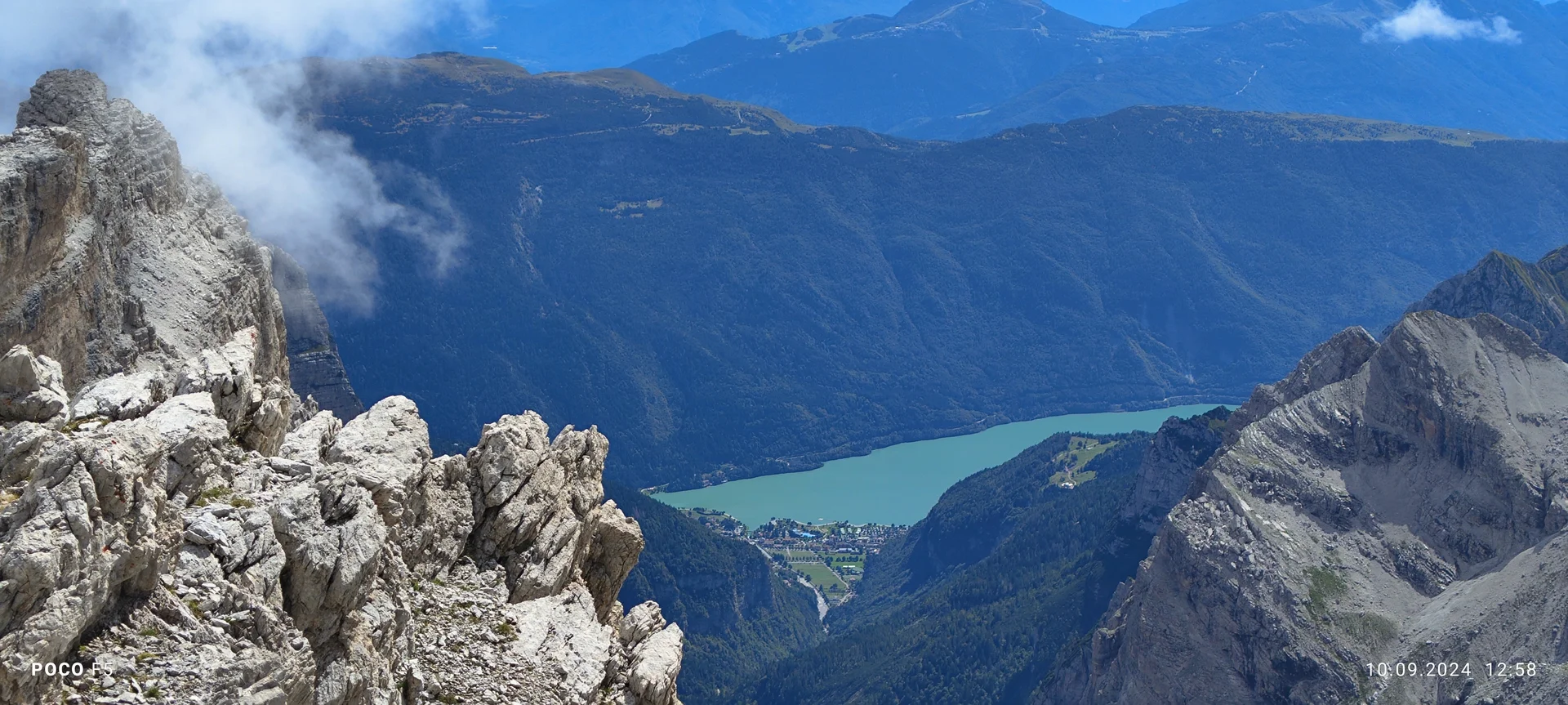 Ausblick auf den Lago di Molveno | © Erika Chaari  / DAV Mainz