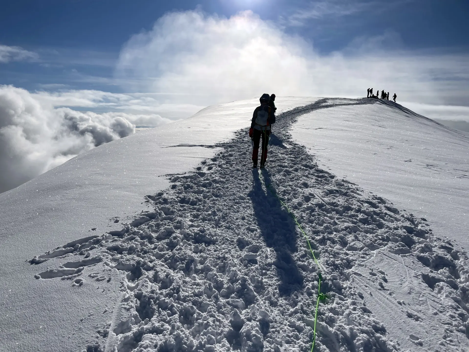 Auf der Vincentpyramide | © DAV Mainz / Tourengruppe Monte Emilius und Monte Rosa (17.-23.08.2025)
