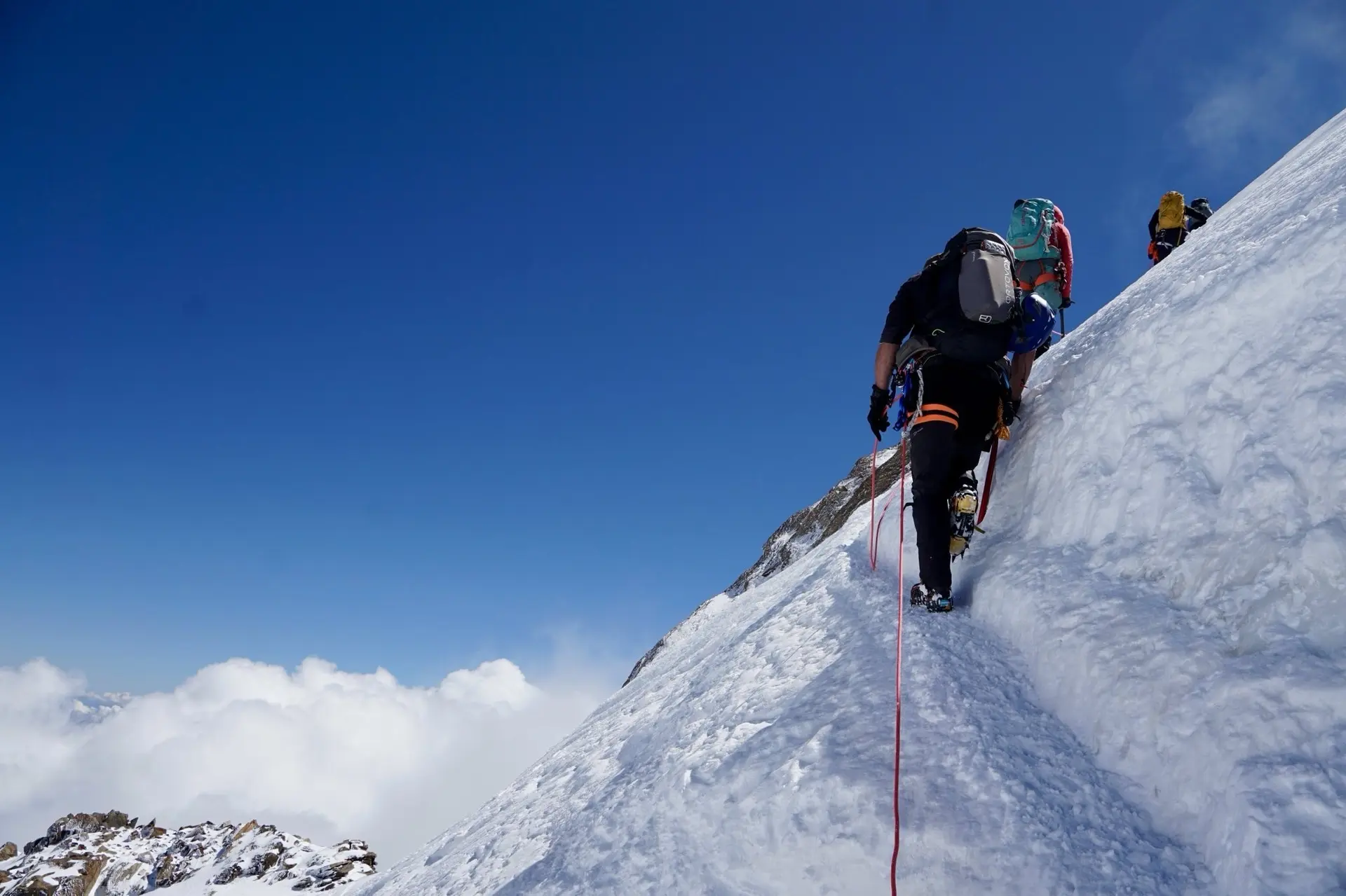 Überschreitung der Parrotspitze | © DAV Mainz / Tourengruppe Monte Emilius und Monte Rosa (17.-23.08.2025)