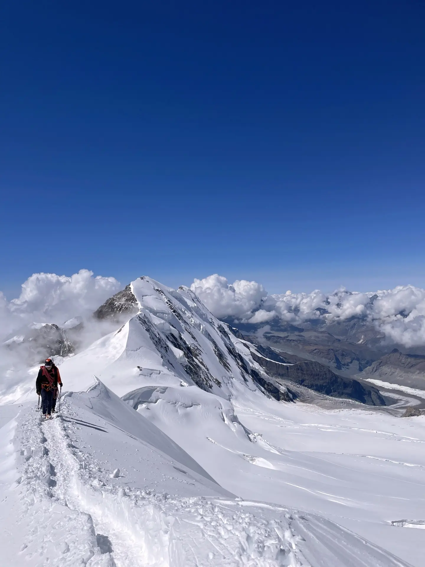 Überschreitung der Parrotspitze | © DAV Mainz / Tourengruppe Monte Emilius und Monte Rosa (17.-23.08.2025)