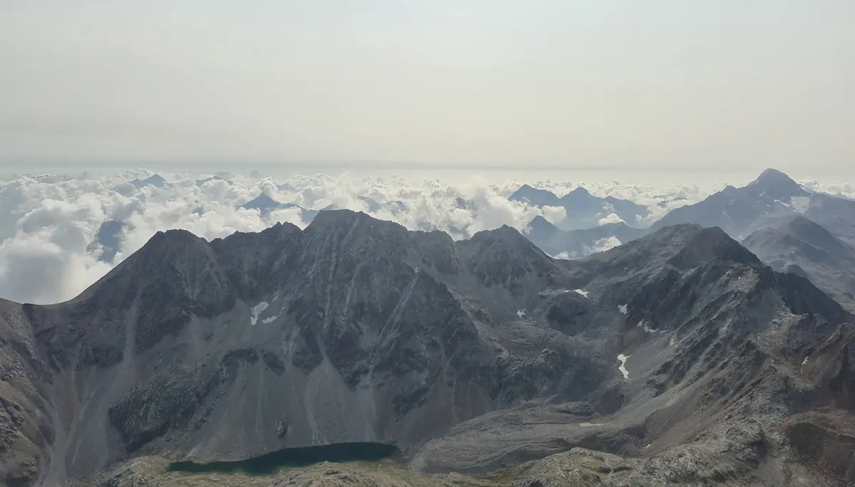Monte Emilius - Ausblick vom Gipfel | © DAV Mainz / Tourengruppe Monte Emilius und Monte Rosa (17.-23.08.2025)