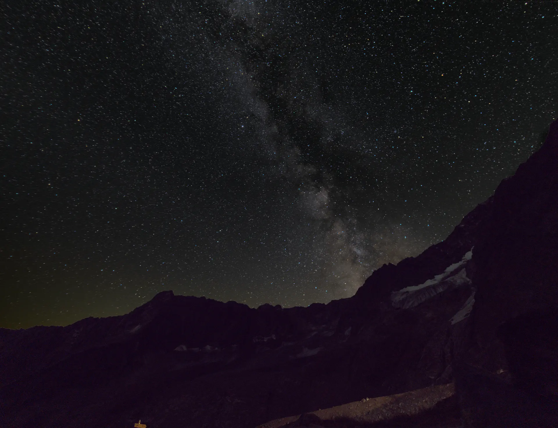 Milchstraße überm Kaunergrat | © DAV Mainz / Jörg Steinkamp