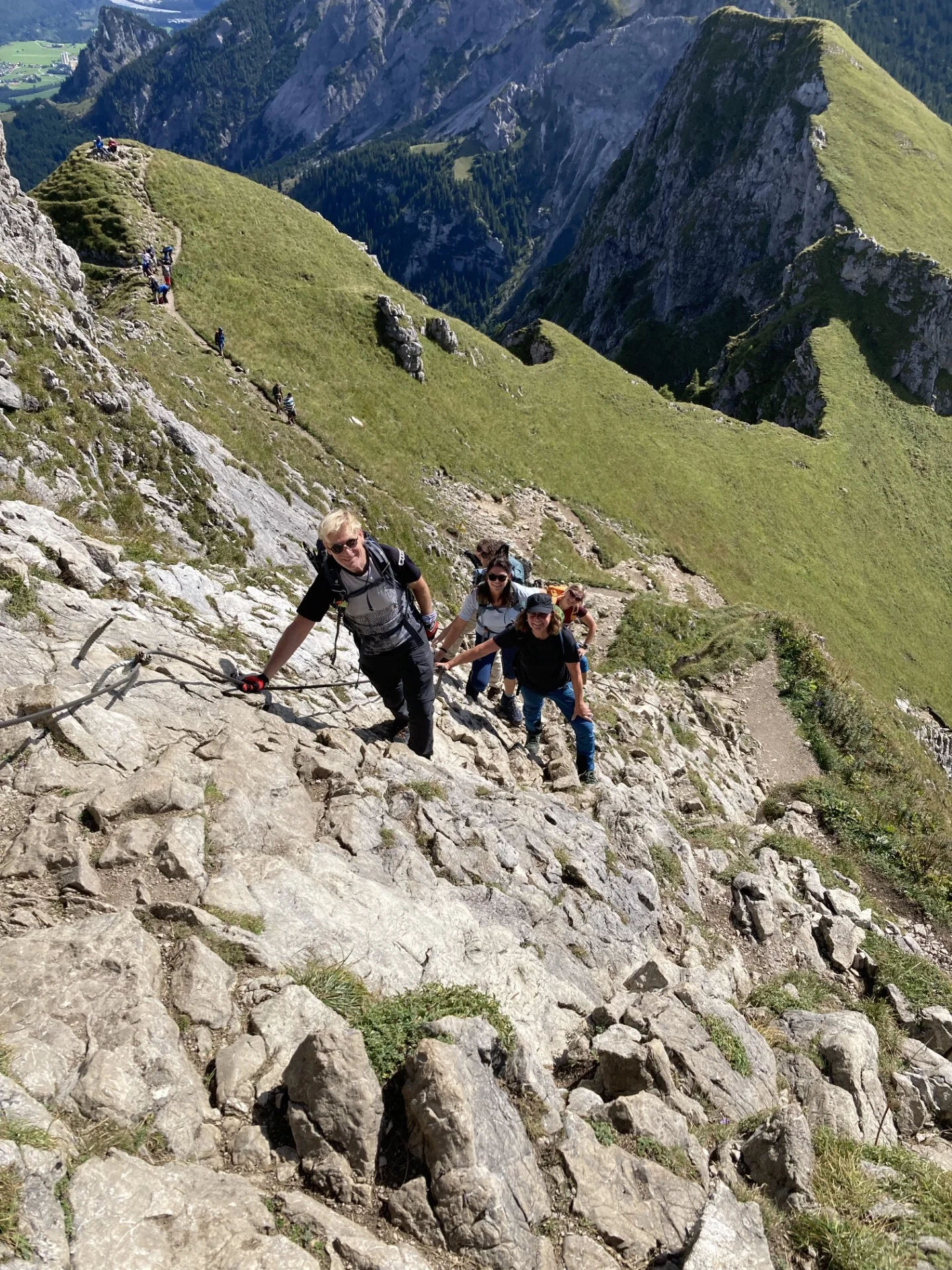 Aufstieg Aggenstein | © DAV Mainz / Tourengruppe Tannheimer Tal (03.-07.09.2025)