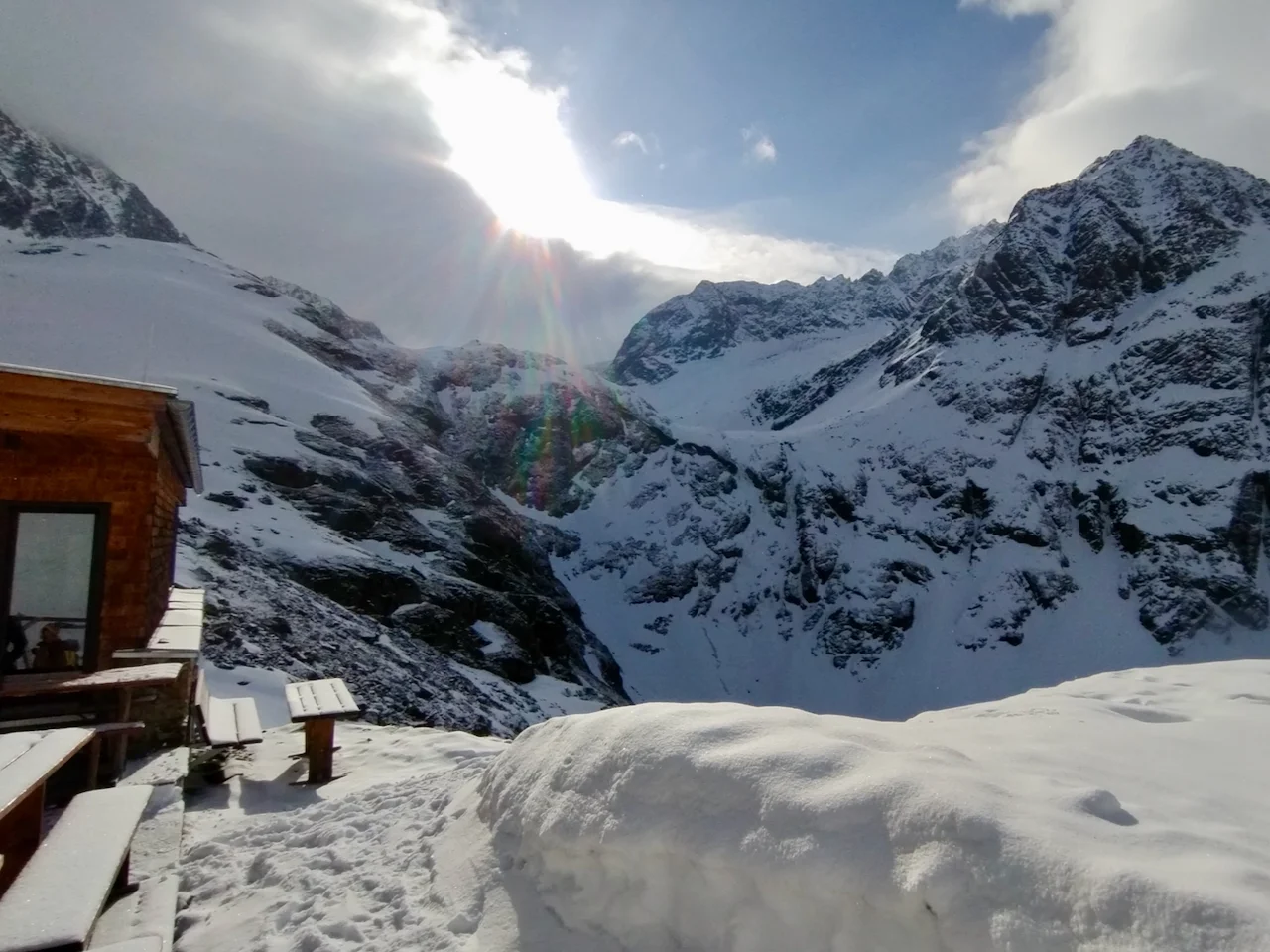 Panorama - Nur selten lugte die Sonne hervor | © DAV Mainz / Christian Gölz