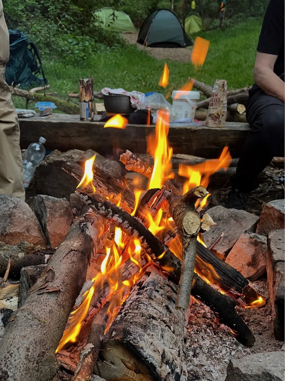 Lagerfeuer | © DAV Mainz (Claudia Endriss/Oliver Heil)