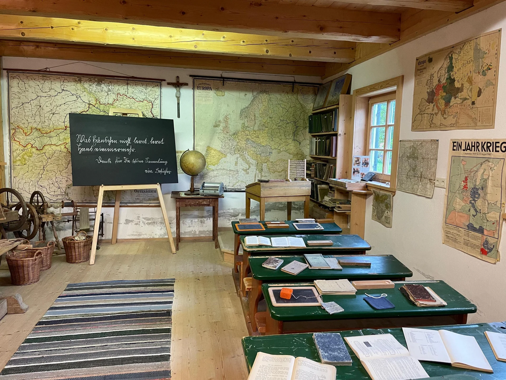 Heimatmuseum in Kienzen: Dorfschule | © DAV Mainz / Tourengruppe Tannheimer Tal (03.-07.09.2025)