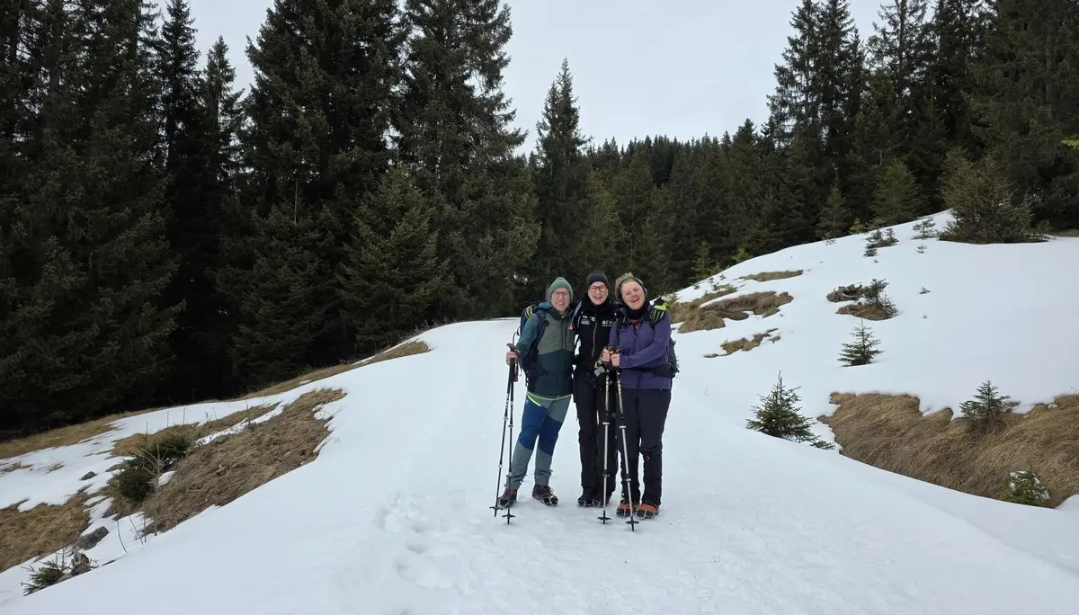 Auf dem Höhenweg zwischen Tannheim und Zöblen | © DAV Mainz / Tourengruppe Schneeschuhtouren im Tannheimer Tal (04.-08.02.2026)