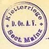 Stempel der Kletterriege | © DAV Sektion Mainz
